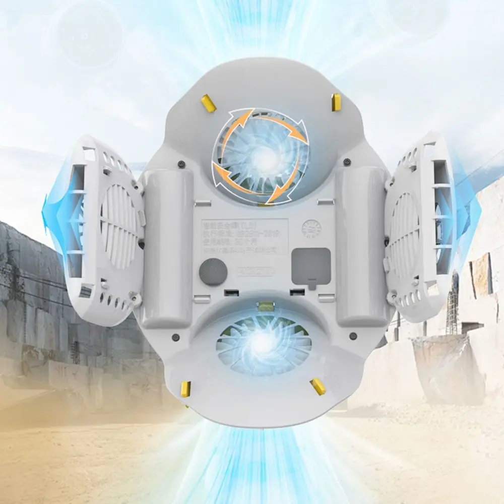 4 Gears Rechargeable Fan Helmet Waterproof Adjustable Site Protective Cap Rainproof Power Bank Ventilated Hard Hat Summer