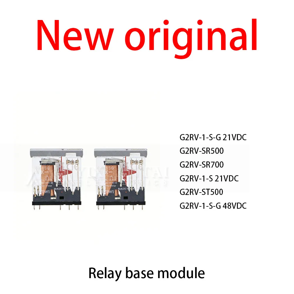 Lote de 10 unidades: Nuevo módulo base de relé original G2RV-1-S-G 21VDC, G2RV-SR500, G2RV-SR700, G2RV-1-S 21VDC, G2RV-ST500, G2RV-1-S-G 48VDC