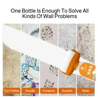 Household Roller White Waterborne Paint Clean Strong Repair Wall Paint Water-based Latex Roller Paint for Living Room Kitchen 3