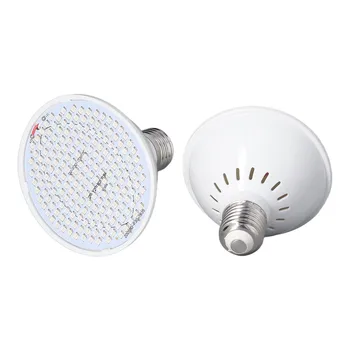 식물용 적색 및 청색 식물 램프, E27 식물 조명 전구, 85-265V, 200/300 구슬 LED, 6W 실내 묘목 성장 조명 