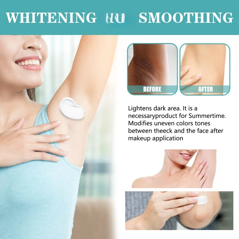 Armpit Whitening Cream Skin Lightening Bleaching Cream Knee joint Underarm Dark spot Skin Whitening Intimate areas Body Lotion