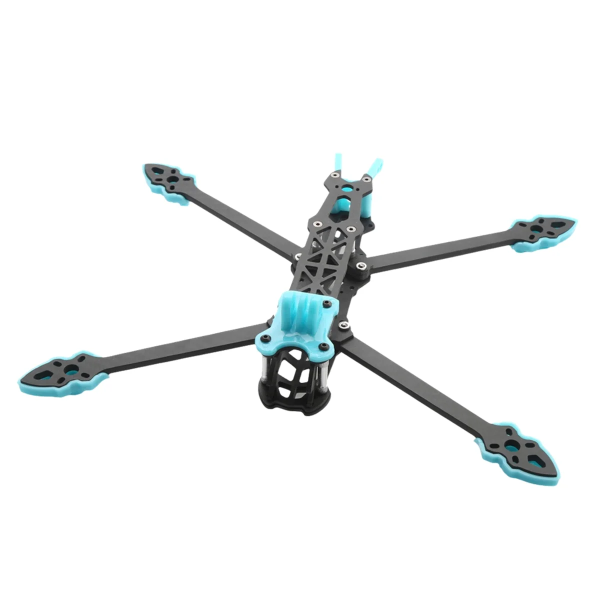 225MM Traversing Frame, Long-Distance Flight Frame, Remote Control Traversing Machine Accessories Blue with Printout