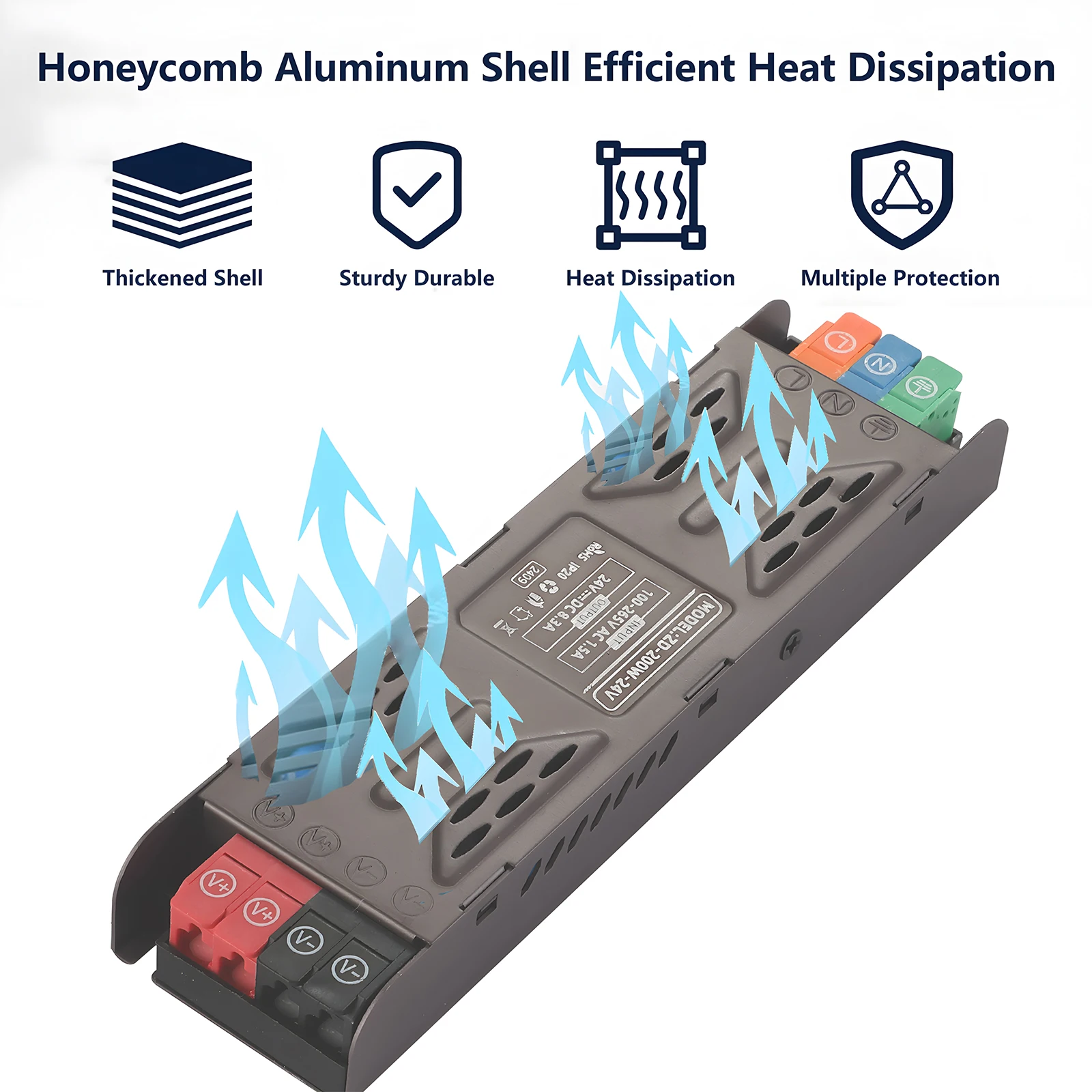 محول الإضاءة تيار مستمر 12 فولت محول التيار الكهربائي رقيقة جدا LED قطاع التبديل سائق مصباح 60 واط 100 واط 200 واط 300 واط 400 واط #1