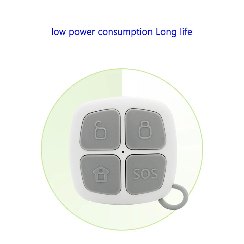 2 шт./лот, 433 МГц, портативный мини-маленький беспроводной пульт дистанционного управления с 4 кнопками для умного дома G90B Plus, система охранной сигнализации