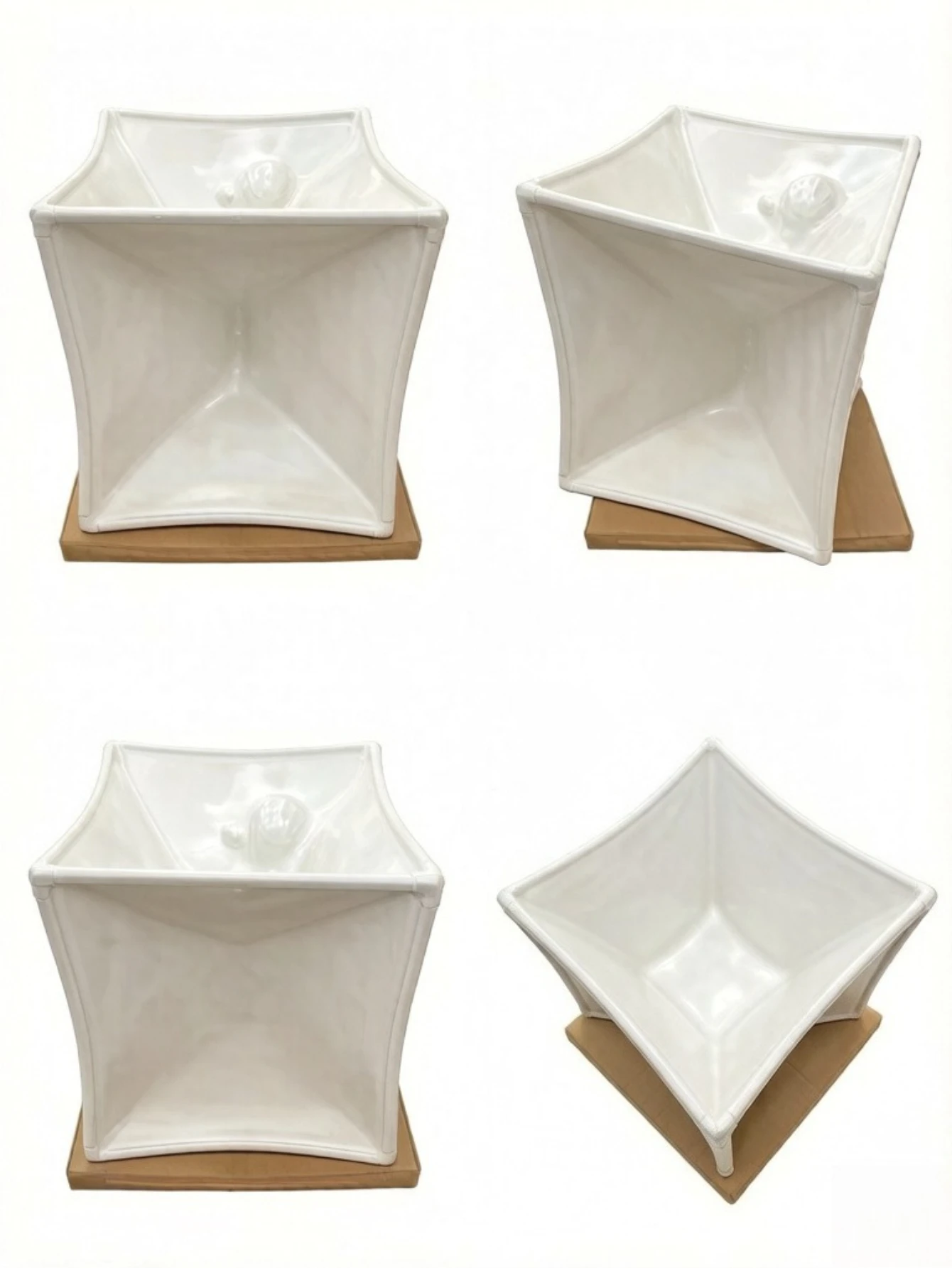 

White Bed Sleep Bag rubber cube handmade Bodysuits Body Vacuum rubber club wear customized