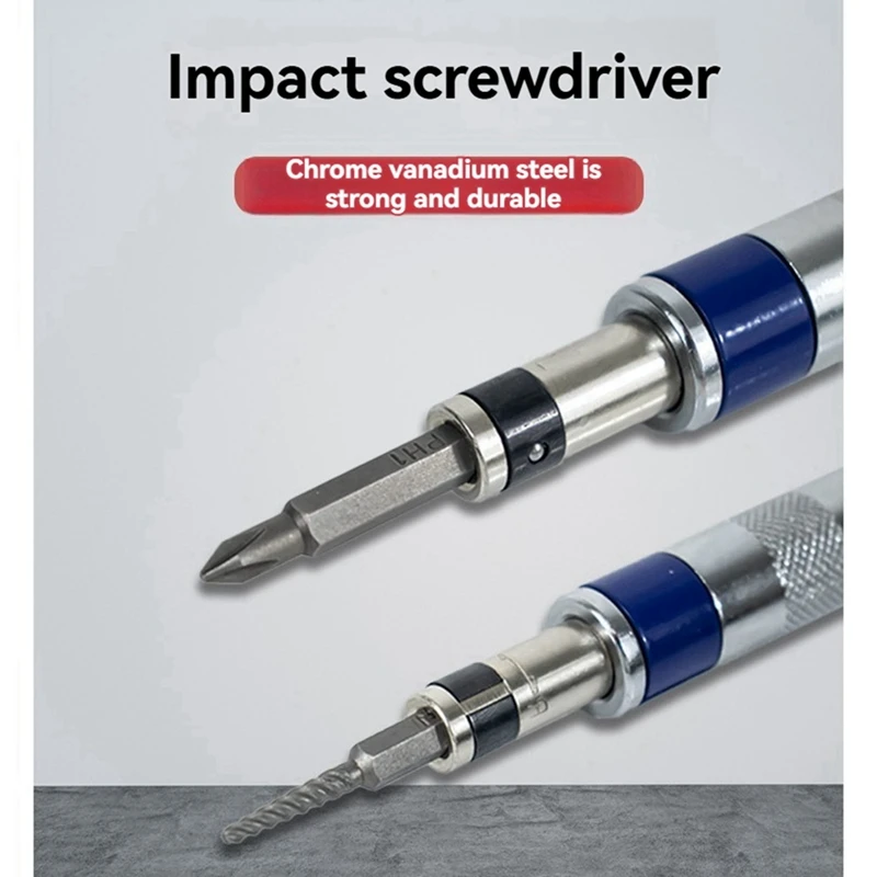 ABPQ-6In1 Screwdriver Set 1/4-Inch Impact Drive Rusted Stuck Broken Fasteners Remover With Complete Specifications