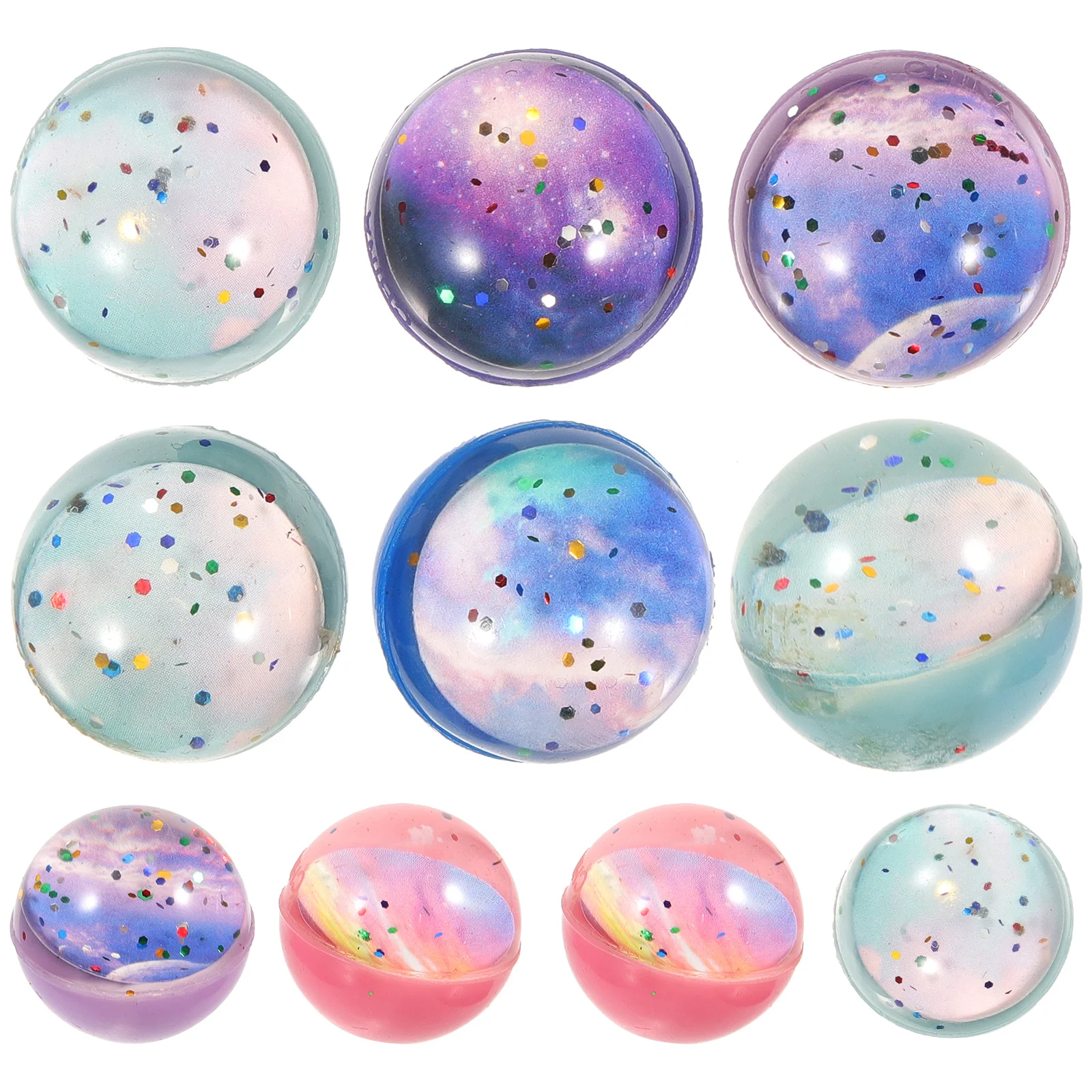 

10Pcs Star Bouncy Balls for Toddlers Balls Kids Funny Balls Outdoor Indoor Kids Bouncy Balls