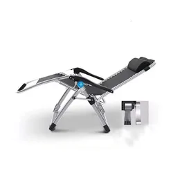 Folding chair outdoor furniture Portable loungerbalcony terrace garden backrest armchair lunchbreak chairs bed  upgradeextrawide