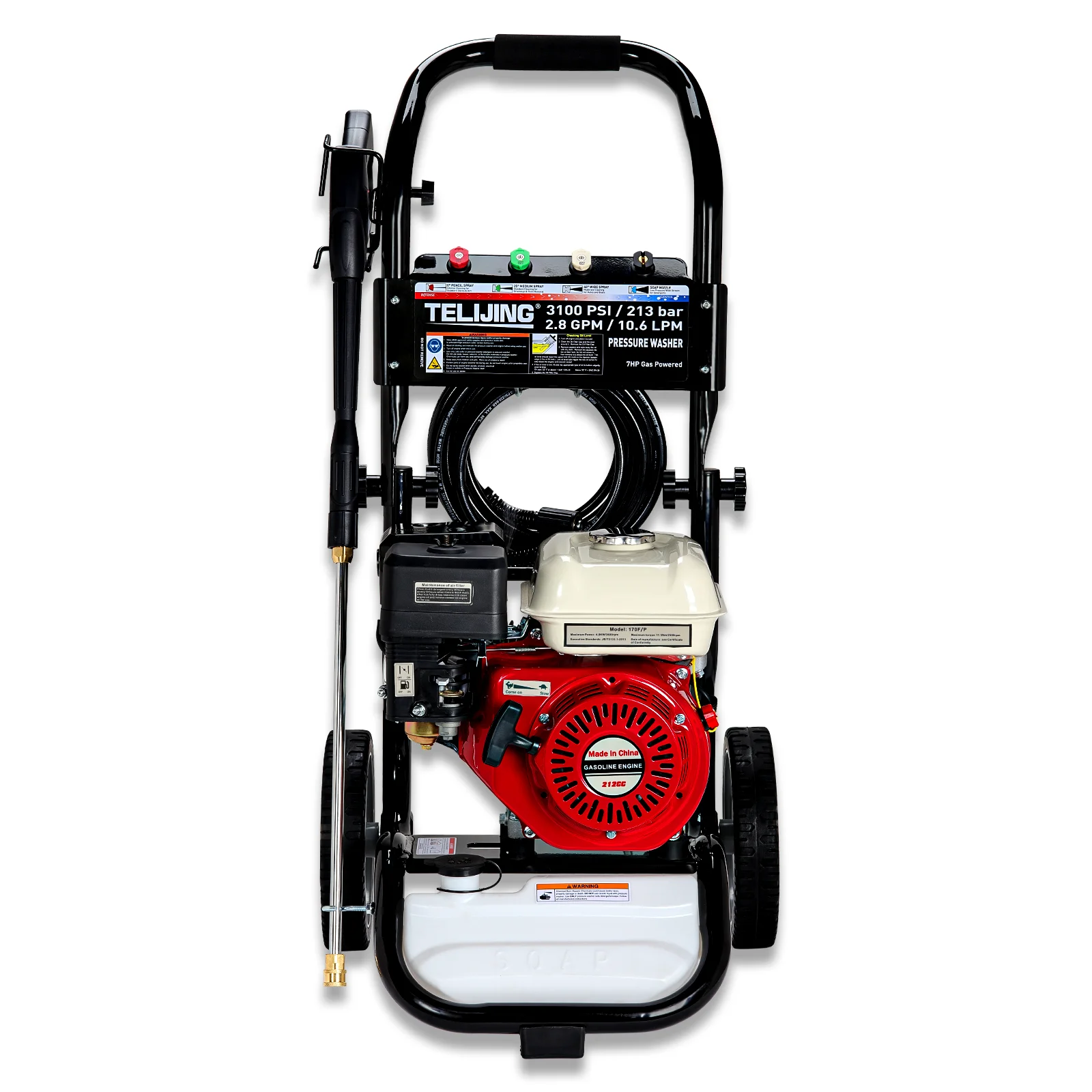 OEM المصنع مباشرة بالجملة جهاز تنظيف يعمل بالضغط العالي 3100psi/213bar لأرضية السيارة حديقة خرسانية تنظيف غسالة الضغط البنزين