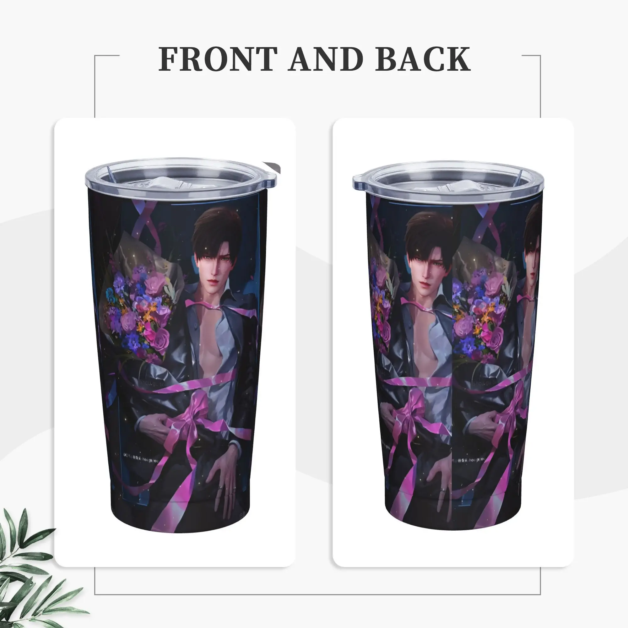 

Стакан из нержавеющей стали, игра «Любовь и глубокое пространство», кофейная кружка, герметичные автомобильные кружки для холодных напитков, пляжная бутылка для воды на заказ