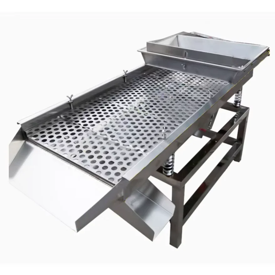 50×120cm Stainless Steel Linear Vibrating Sieve Electric Industrial Particle Screening Machine