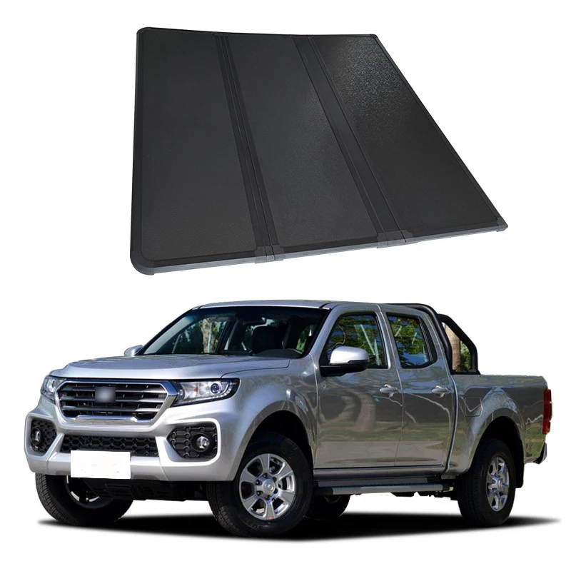 

Factory Direct Sales Foldable Tonneau Cover Accessories Metal Hard Pickup Trunk Bed Cover for Toyota Hilux Revo 2015 2016