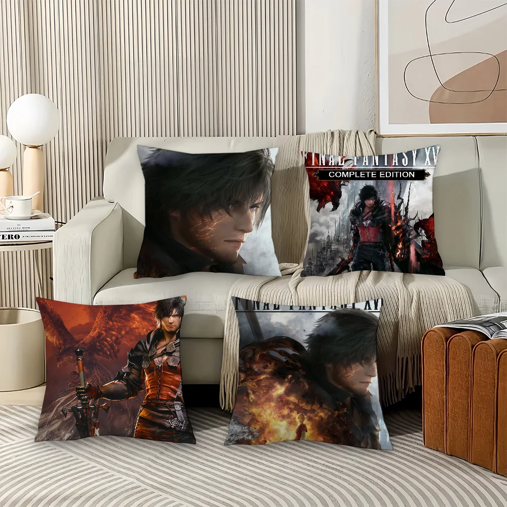 Adventure games Final Fantasy XVI Pillow Case Office Cushions Suitable For Sofa Car Bedroom Decorative Cushion Cover