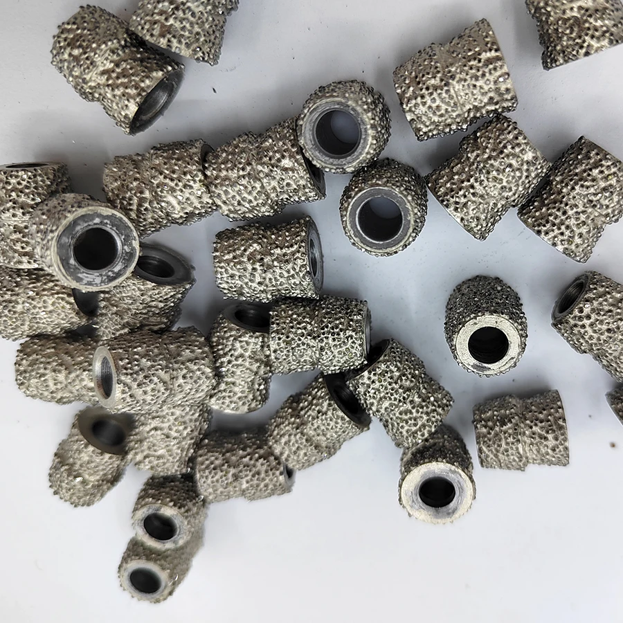 Dry and Wet Cutting Double Vacuum Brazed Marble Quarry Bead Wire Saw Pearl