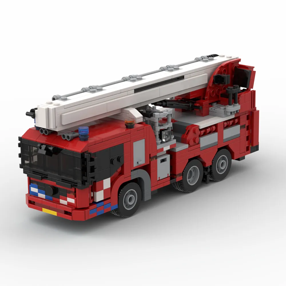 

MOC-55291 Fire Truck Aerial Platform with Elevator and Cabin 864 Parts