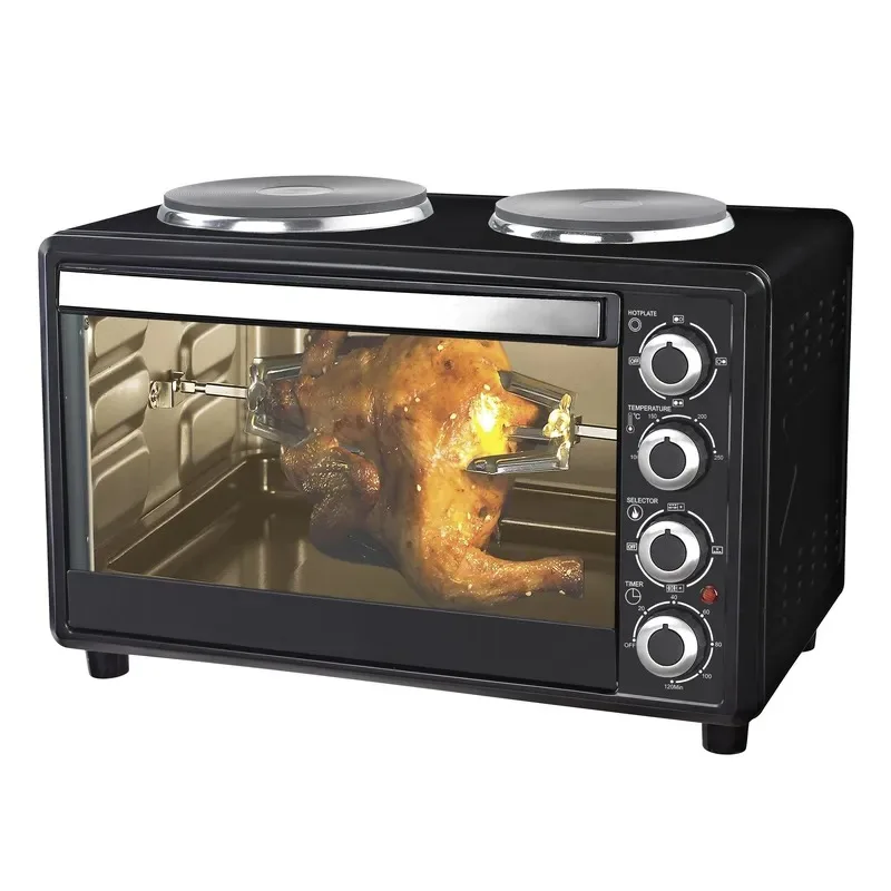 45L Large Built-in Electric Convection Oven for Kitchen Baking Pizza