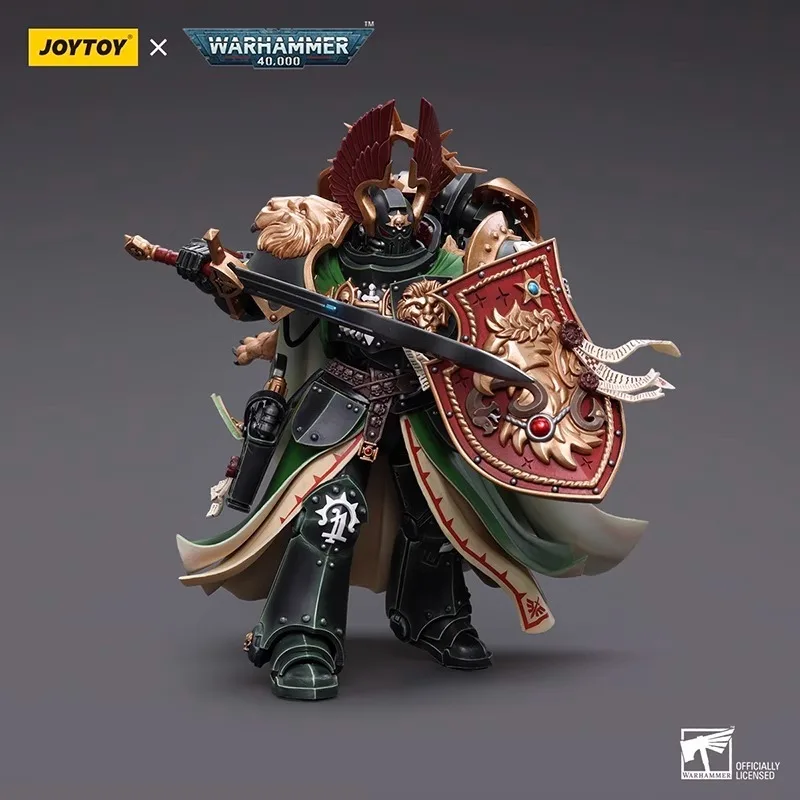 [متوفر]JOYTOY 1/18 Warhammer 40k Dark Angels Primarch Lion Action Figure El 'Jonson Movability Soldier Figurine Koclect Model