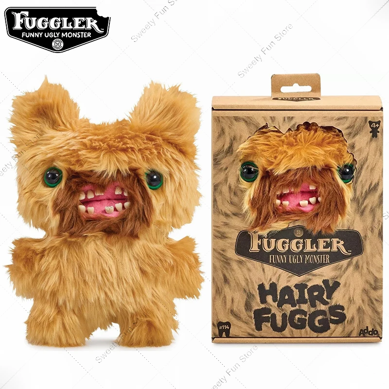 100% Original Fuggler Funny Ugly Monster Plush Toy Mini Rascals Hairy Fuggs Tooth Monsters Stuffed Plushies Doll Gifts Children