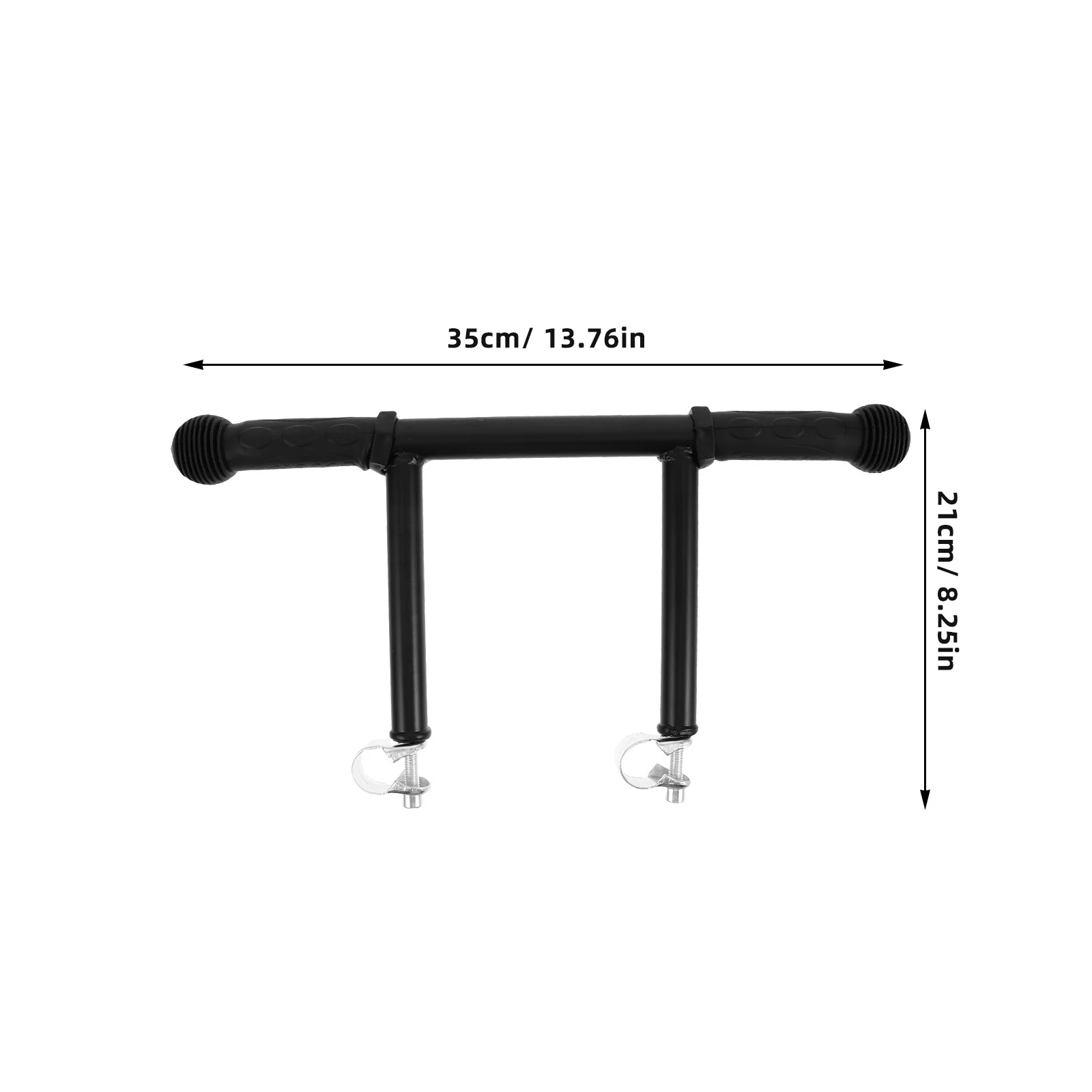 مقبض عربة الأطفال موسع أسود 25 مم مشبك قابل للتعديل مضاد للانزلاق قبضة عالمية مناسبة لمعظم عربات الأطفال كرسي يدفع باليدين #5