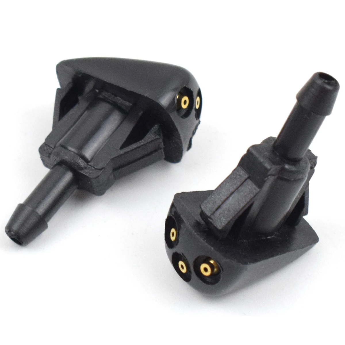 2 قطعة سيارة العالمي الجبهة ممسحة زجاج أمامي فوهة طائرة رذاذ الرش المياه مروحة صنبور غطاء غسالة منفذ تعديل الملحقات