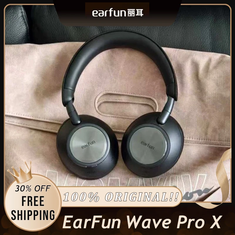 Brand New EarFun Wave Pro X Flagship ANC Over Ear Headphones LDAC & aptX Lossless Hi-Res Audio Noise For Game & Daily Listening