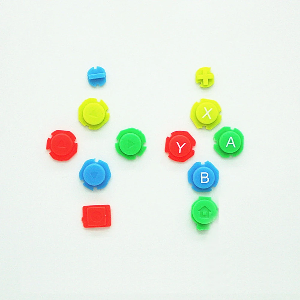 50sets Colorful ABXY Directions Keys Plastic Buttons Joystick for  Switch NS NX Controller for JoyCon Left Right Controller