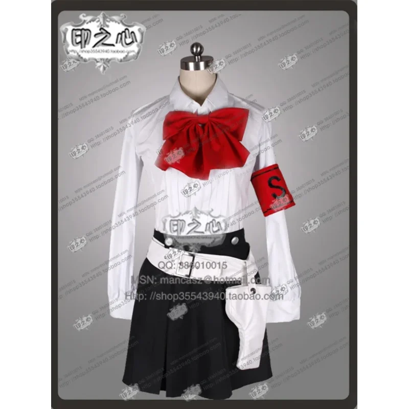 Shin Megami Tensei Persona 3 Mitsuru Kirijo Cosplay Costume top skirt with bag 11 HS100