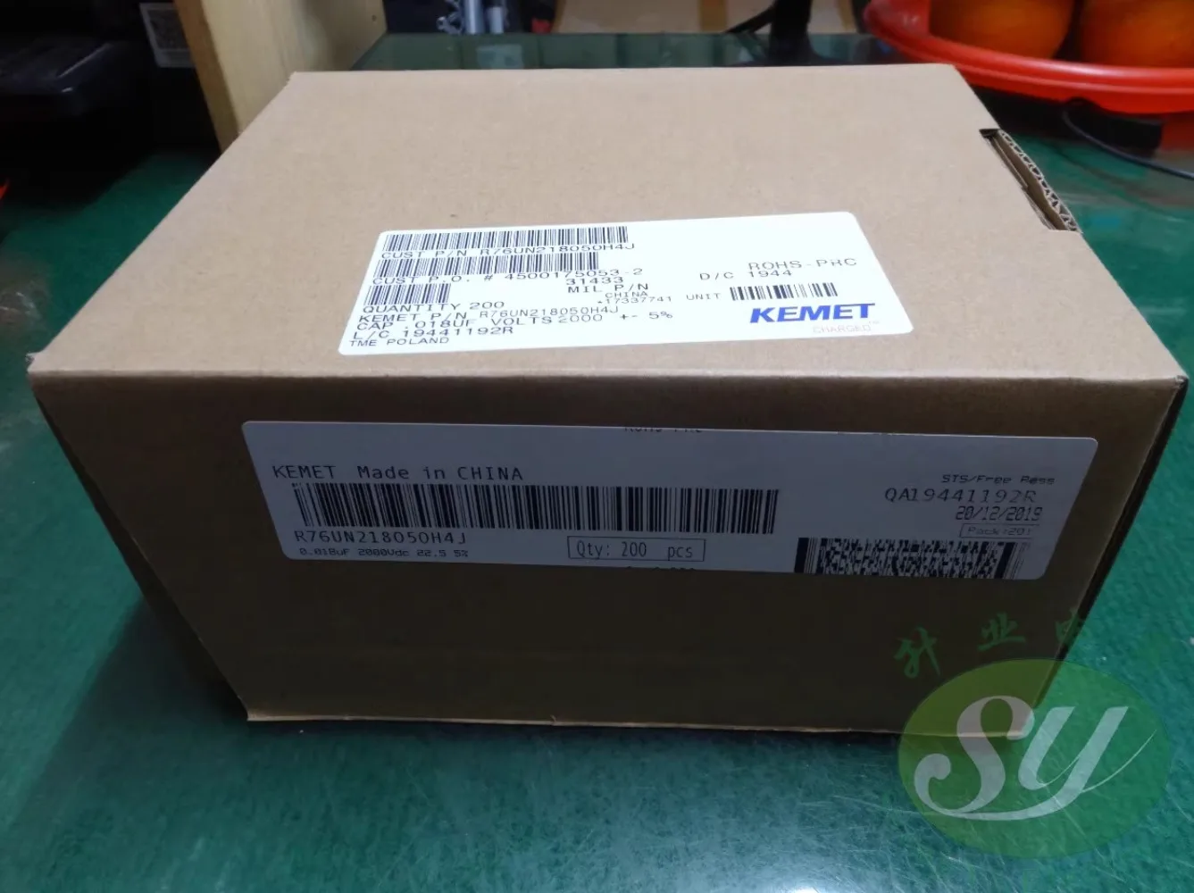 5PCS AV R76 0.018uf/2000V 18nf 183 MKP New film capacitor 22MM