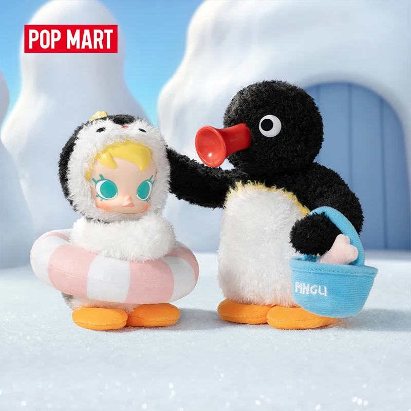 POP MART Baby Molly × Pingu Happy Fishing Series-Vinyl Pendant