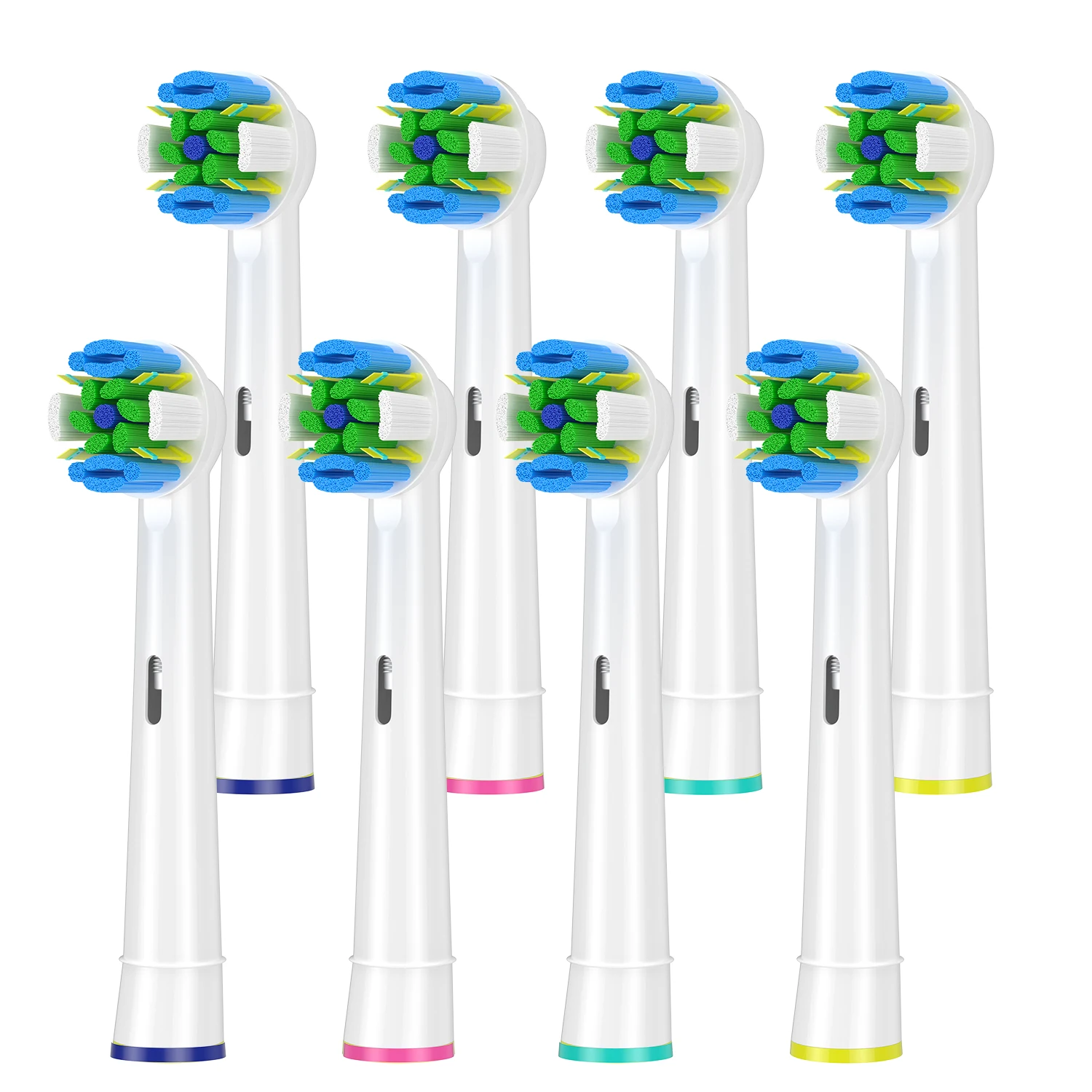 4/8/12pcs Floss Toothbrush Head for Oral B Pro 1000 Genius Smart Series, Replacement Brush Heads Compatible with Braun Oral B