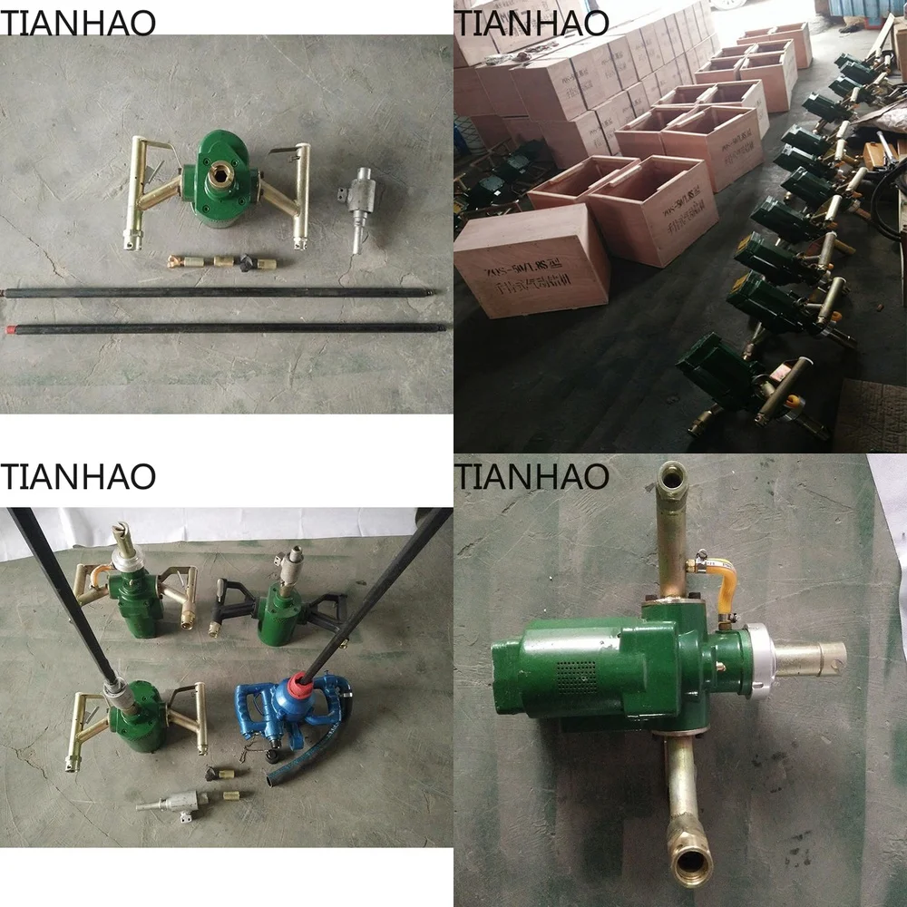ZQS 50 2 5S Pneumatic Handheld Rock Bolt Drilling Machine Mine Air Coal Drill ZQS Rock Bolt Driller 35