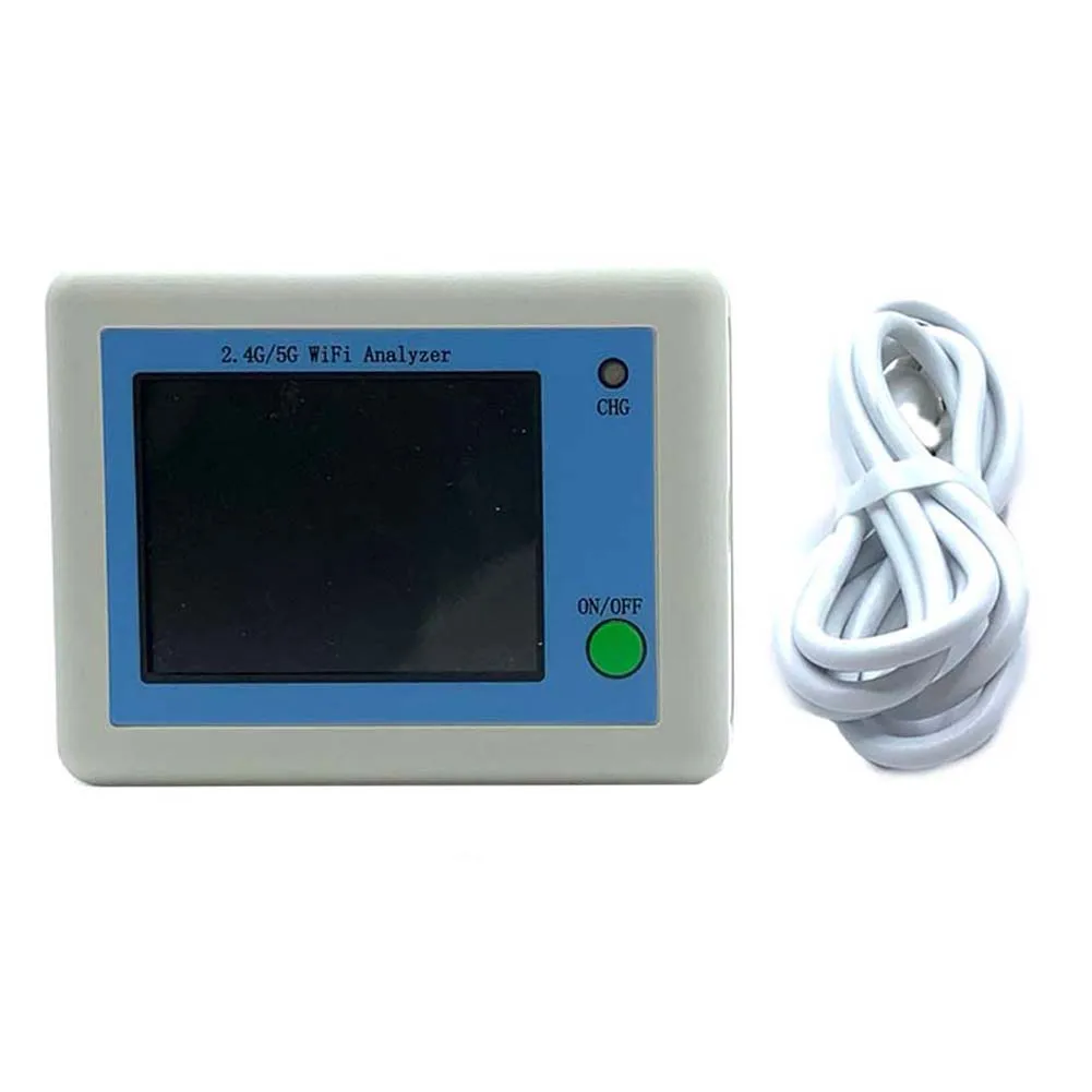 

Battery Power Display 2.4G 5G Network Tester 121g 2.4G 5G Signal Detection Equipment Charging Indication Light
