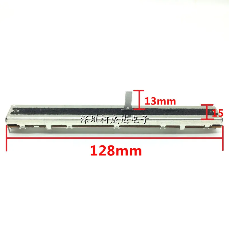 1PCS，Straight slip potentiometer，RSA0N1266000 10KD，Mixer potentiometer，Total length 128mm