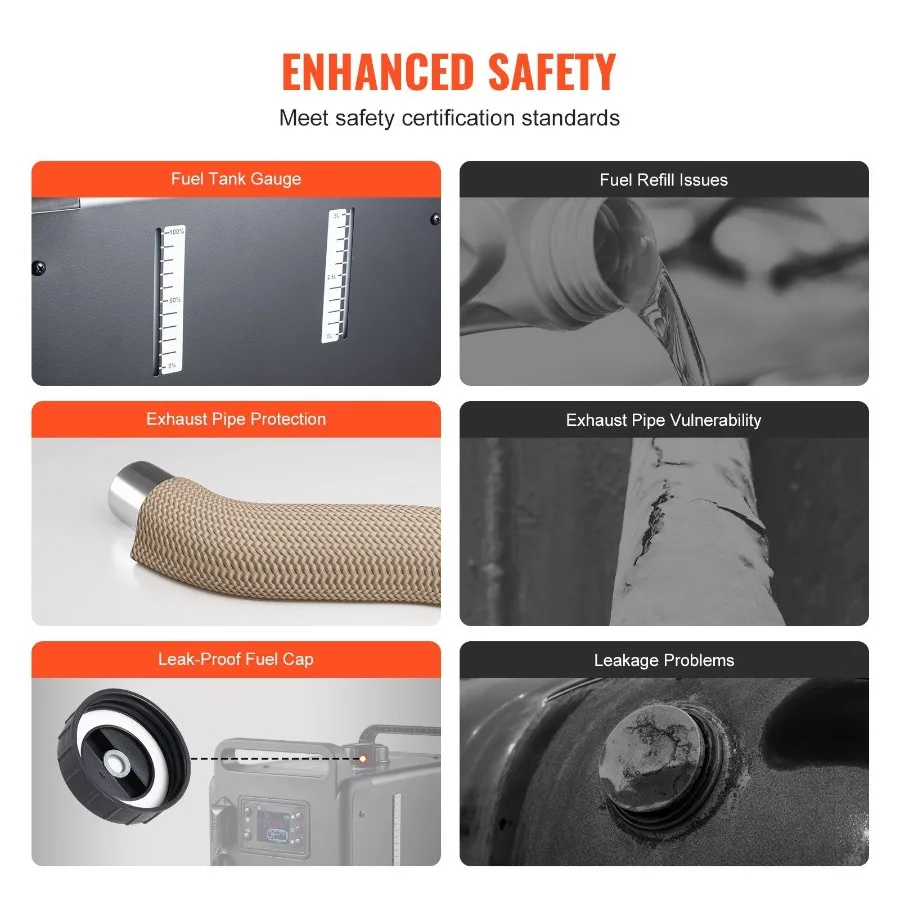 ディーゼルエアヒーター ディーゼルヒーター 12V 24V 8KW Bluetooth APP制御 車両用