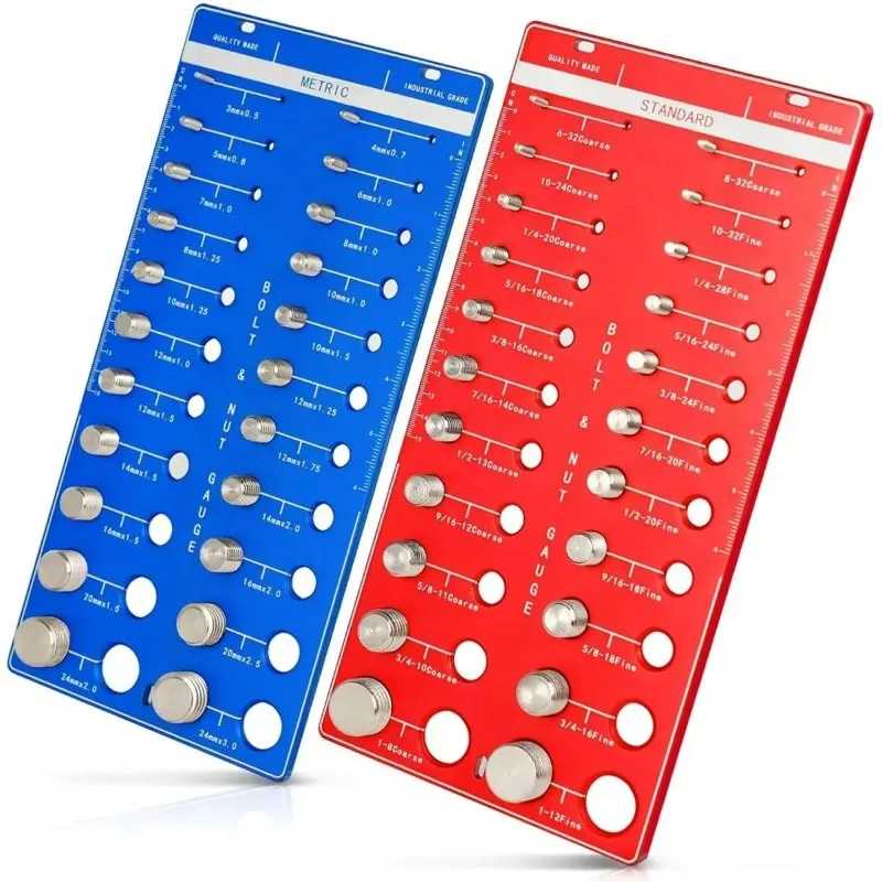Standard Metric Thread Identifier Gauge Tool