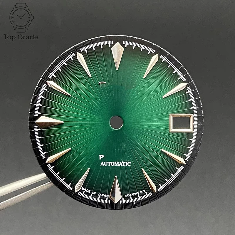 TG 28.5mm S Dial Striped Cocktail Watch Dial High Quality Suitable for NH35/NH36 Automatic Movement