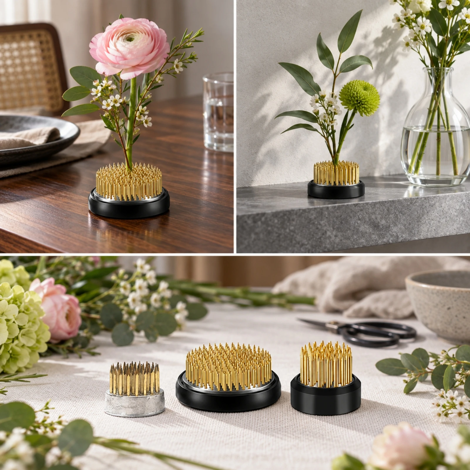 3 peças de prendedores de flor - Flower Frog Pin avaliação e preço