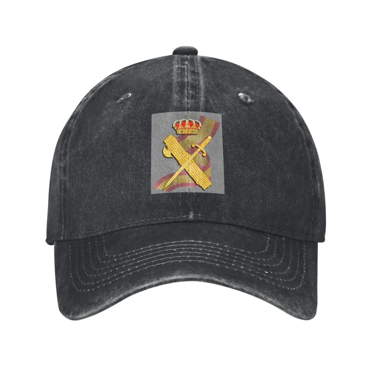 Spanish Guard Civil Spain Flag  Baseball Caps Fashion Denim Fabric Hats Outdoor Hip Hop Baseball Cowboy Hat for Men Women