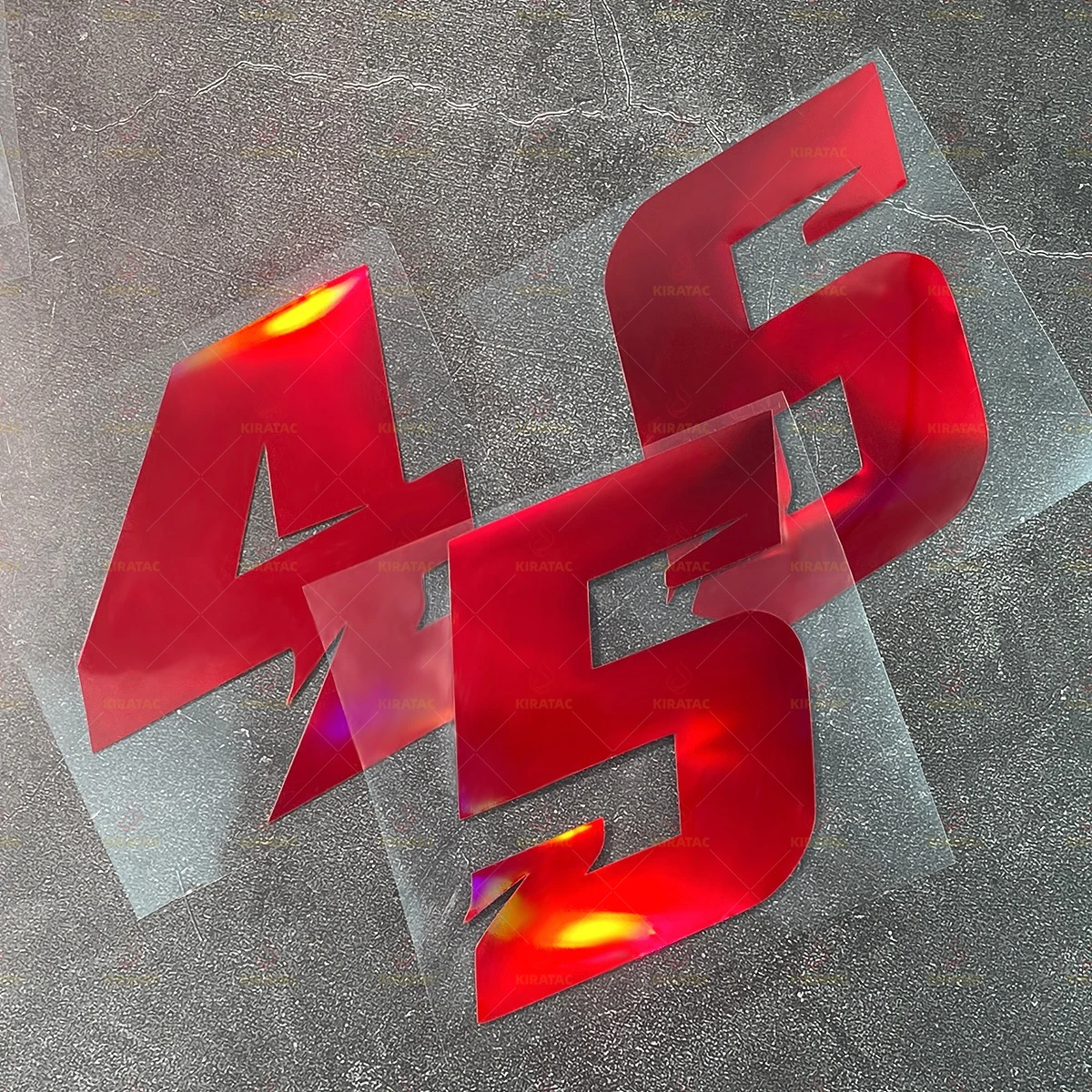 2 szt. Czerwone laserowe naklejki z numerami 0-9 na motocykl, wodoodporne, na owiewkę motocyklową, kask, karoserię samochodu, skutery, uniwersalne naklejki winylowe