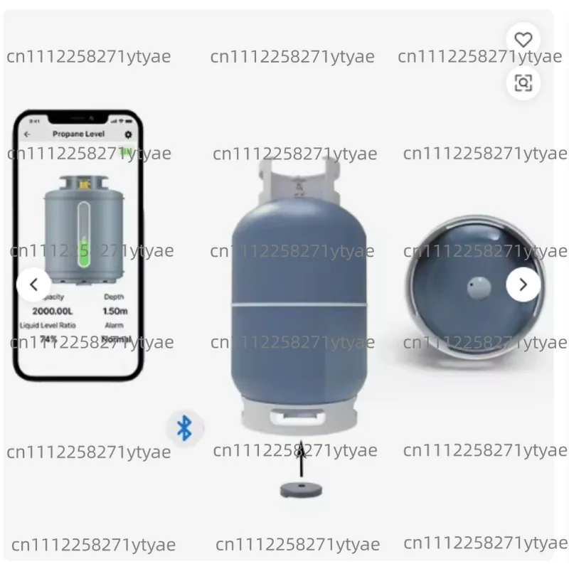 LPG2412-BT Application Methane Natural Gas Tank Liquid Level Detection Bluetooth Connected Battery Outdoor BBQ RV Kitchen