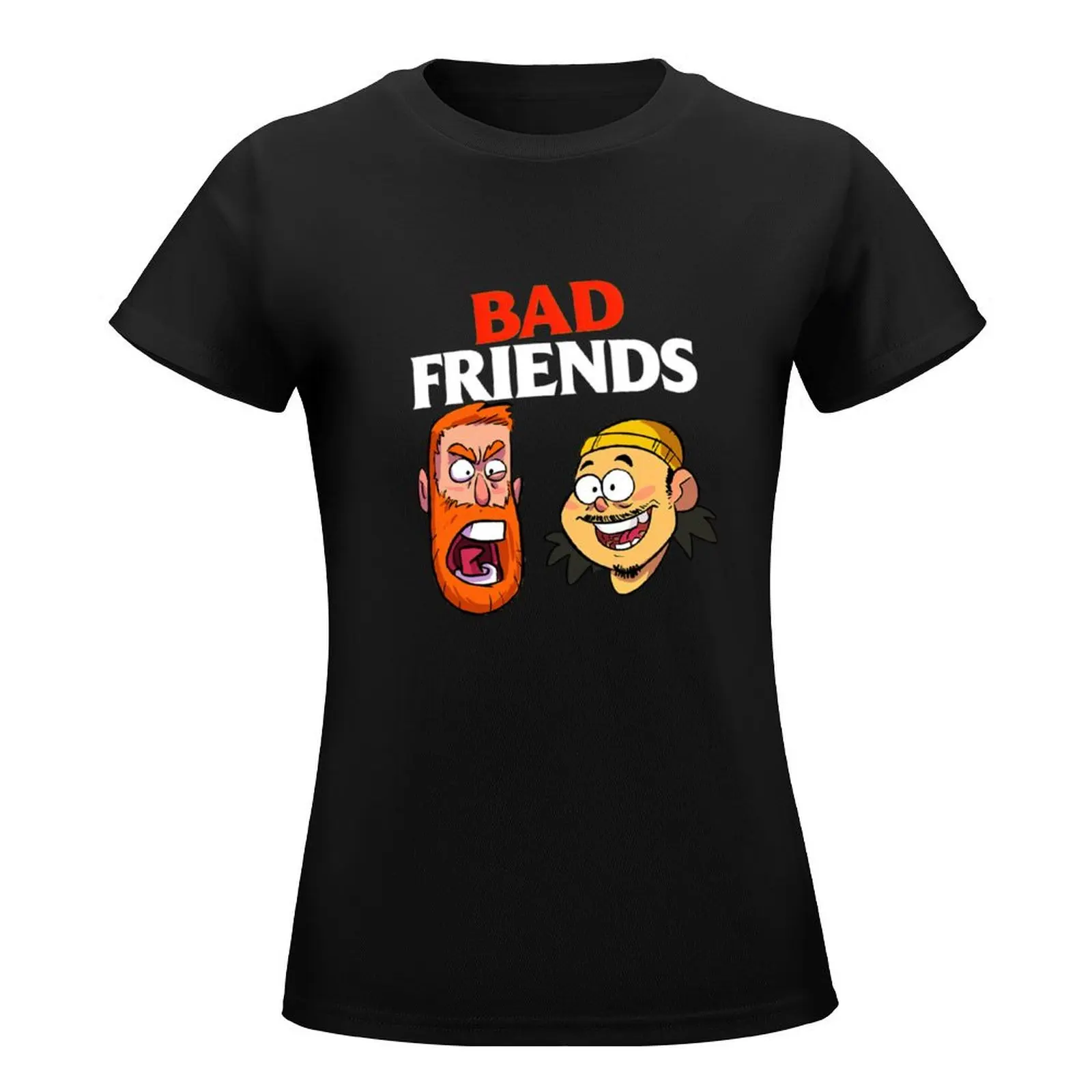 Bad Friends Podcast Merch T-Shirt summer tops new edition Women t-shirts