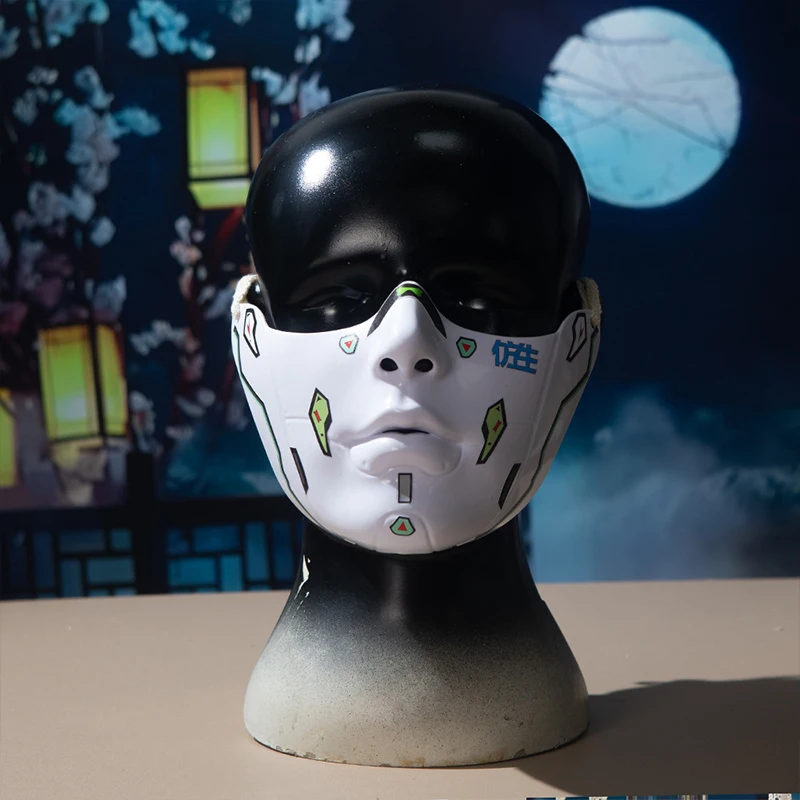 Mechanical Style Half Face Mask Beauty Dress Up Mask Masquerade Women Men Dress Up Carnival Cosplay Cyber Punk Props