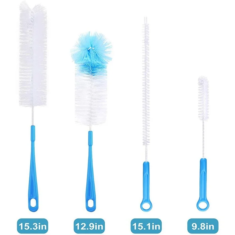 7 قطعة/المجموعة فرشاة الإسفنج دوران الطفل هوة كوب الحلمة تنظيف فرش مجموعة يده الطفل زجاجة تستخدم في الرضاعة أدوات تنظيف