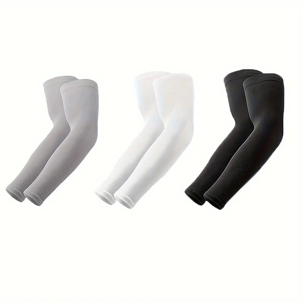 Ice-Feeling Sun Protection Arm Sleeves (3 Pairs) - usage example