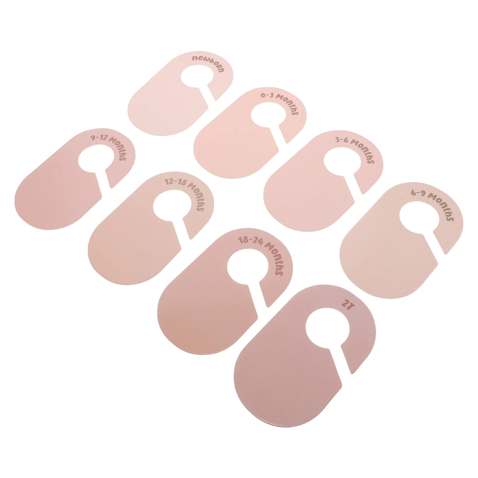 

8Pcs Baby Closet Dividers Infant Toddler Wardrobe Organizer Partition Cards Clothing Size Labels Nursery Storage Sorter