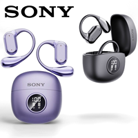 Original SONY Bluetooth 5.4 Ear Hook Headphones TWS Wireless Earphones HiFi Stereo Waterproof Headsets LED Display Touch Earbuds