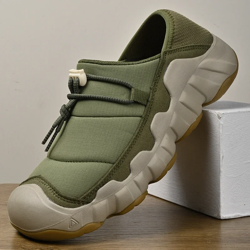 Nowe męskie buty trekkingowe, antypoślizgowe męskie buty outdoorowe do podróży i na kemping, zimowe ocieplane buty z bawełną, całoroczne męskie buty