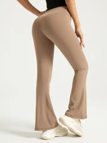 महिलाओं के लिए हाई वेस्टेड बूटकट योगा पैंट - वर्कआउट और कैज़ुअल वियर के लिए फ्लेयर्ड लेगिंग्स - आरामदायक और स्टाइलिश एक्टिववियर 6 best sales ज़ुम्बा वियर ओरिजिनल - №2