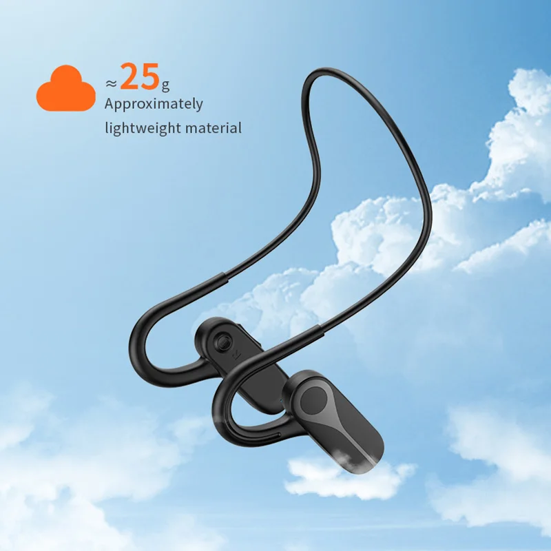 Premium Wireless Bluetooth Headphones with Advanced Air Conduction Technology Enhanced Bass Stereo Sport Neckband Headset 2025