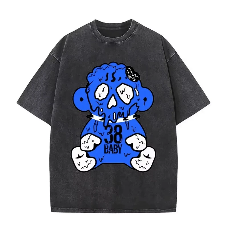 غسلها خمر YoungBoy أبدا كسر مرة أخرى الجرافيك تي شيرت الرجال النساء الهيب هوب موضة الراب تي شيرت المتضخم تي شيرت الشارع الشهير